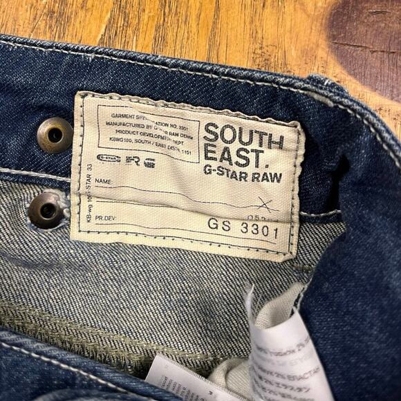 G-Star RAW GS 3301 South East Flare Y2K Vintage Jeans - Picture 5 of 6